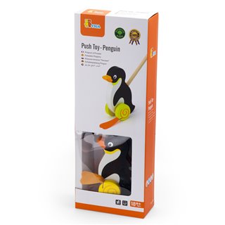 Push along toy - penguin